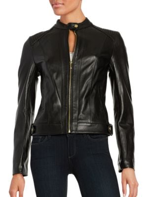 Quilted Italian Leather Jacket