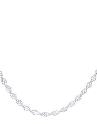 20" Filigree Sterling Silver Chain Necklace