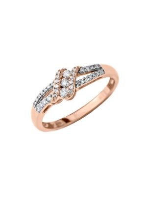 14Kt. Rose Gold Diamond Ring