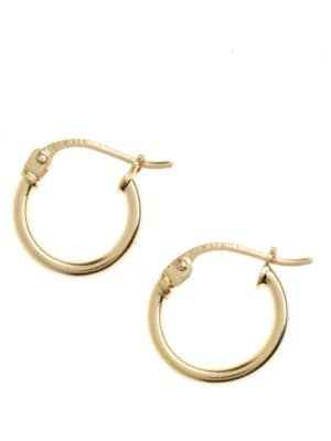 18K Goldplated Small Hoop Earrings