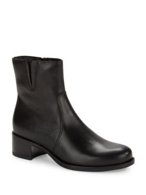 Harlo Waterproof Leather Ankle Boots